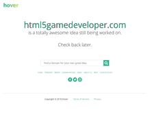 Tablet Screenshot of html5gamedeveloper.com
